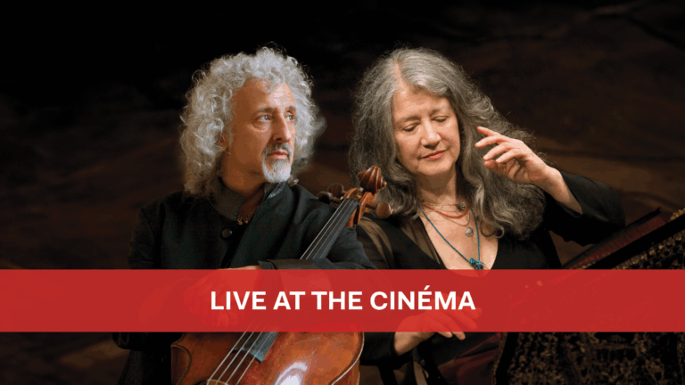 Martha Argerich live at the Cinéma de Verbier